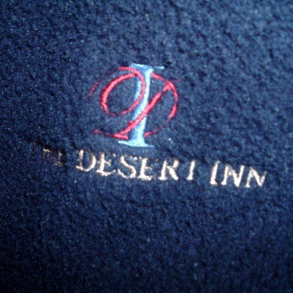 POLO Ralph Lauren pony ZIP windbreaker embroidered desert inn VINTAGE XXL - Picture 2 of 6